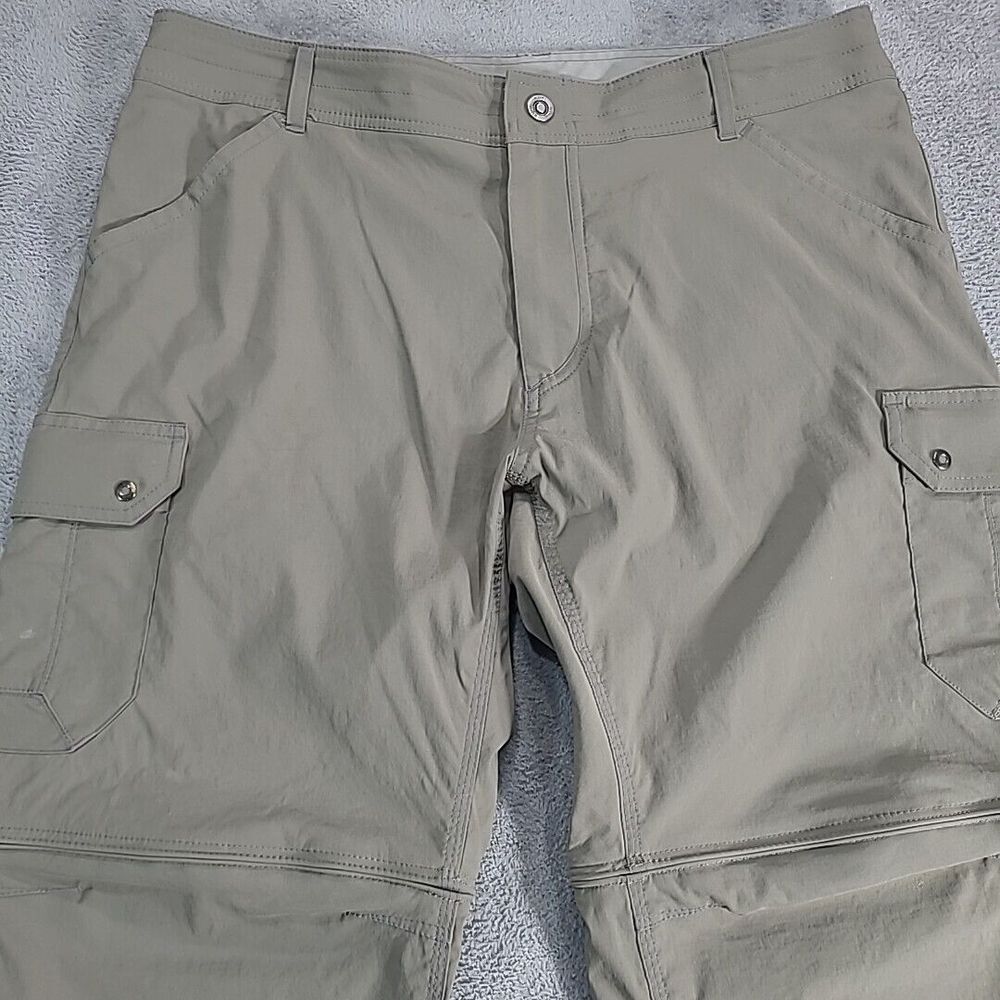 KUHL Renegade Convertible Stealth Zip Off Men's 38x32 Pants‎ Olive EUC - Picture 15 of 16